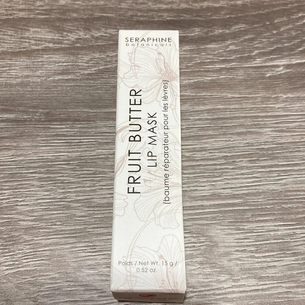 Seraphine Botanicals Bundle of Fruit Butter Lip Mask & Sugar + Lemon Lip Scrub